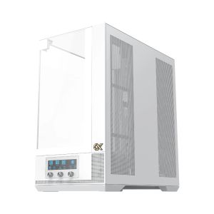 Xigmatek кутия Case EATX - Vision Arctic - 7 ARGB Fans, LCD Display Panel, Smart Fan Control