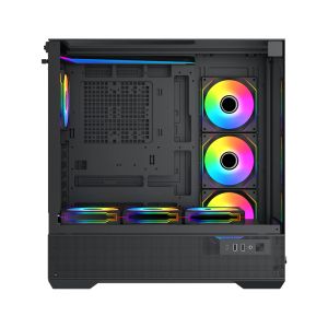 Xigmatek кутия Case EATX - Vision - 7 ARGB Fans, LCD Display Panel, Smart Fan Control