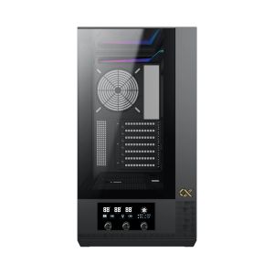 Xigmatek кутия Case EATX - Vision - 7 ARGB Fans, LCD Display Panel, Smart Fan Control