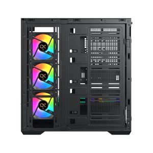 Xigmatek кутия Case EATX - Vision - 7 ARGB Fans, LCD Display Panel, Smart Fan Control