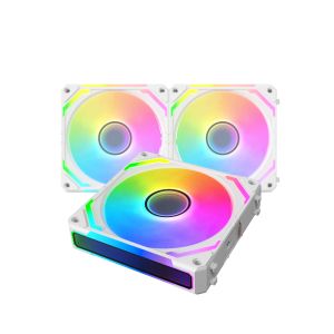 Xigmatek Комплект вентилатори Fan Pack 3-in-1 3x120mm - Starlink Ultra Arctic - Infinity Mirror, A-RGB
