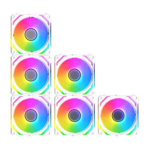 Xigmatek Комплект вентилатори Fan Pack 3-in-1 3x120mm - Starlink Ultra Arctic - Infinity Mirror, A-RGB