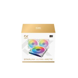 Xigmatek Комплект вентилатори Fan Pack 3-in-1 3x120mm - Starlink Ultra Arctic - Infinity Mirror, A-RGB