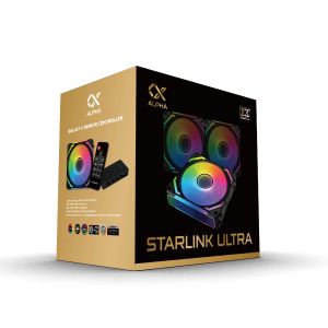 Xigmatek Fan Pack 3-in-1 3x120mm - Starlink Ultra - Infinity Mirror, A-RGB