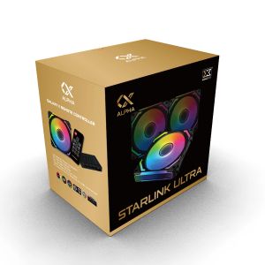 Xigmatek Fan Pack 3-in-1 3x120mm - Starlink Ultra - Infinity Mirror, A-RGB