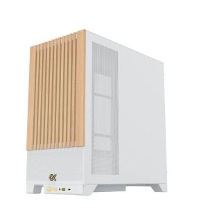 Xigmatek кутия Case EATX - Endorphin WD Arctic, Addressable RGB, Wood