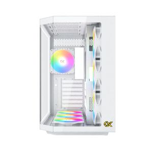 Xigmatek Case EATX - Cubi II Arctic - 7 ARGB Fans