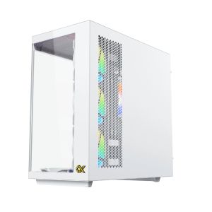 Xigmatek Case EATX - Cubi II Arctic - 7 ARGB Fans