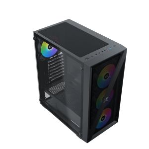 Xigmatek кутия Case ATX - Blade - 4 RGB Fans
