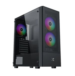Xigmatek Case ATX - Hero II Air 3F - RGB, Tempered Glass
