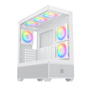 Xigmatek Case EATX - Alphard Arctic - 6 ARGB fans
