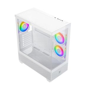 Xigmatek Case EATX - Alphard Arctic - 6 ARGB fans