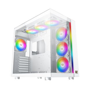 Xigmatek Case EATX - AQUA ULTRA Arctic - 7 ARGB Fans
