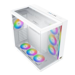 Xigmatek Case EATX - AQUA ULTRA Arctic - 7 ARGB Fans