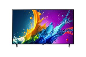 TV LG 55QNED80T3A, 55" 4K QNED HDR Smart TV, 3840x2160, DVB-T2/C/S2, Alpha 5 AI 4K Gen7, HDR 10 PRO, webOS 24 ThinQ, 4K Upscaling, WiFi 5, Voice Control, Bluetooth 5.1, AirPlay 2 , LAN, CI, HDMI, SPDIF, 2 pole Stand , Silver