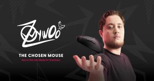Pulsar професионална геймърска мишка Wireless Gaming Mouse ZywOo The Chosen Mouse Size2 White 8K