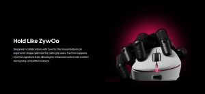Pulsar професионална геймърска мишка Wireless Gaming Mouse ZywOo The Chosen Mouse Size2 Black 8K