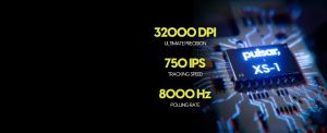 Pulsar Wireless Gaming Mouse X2 CrazyLight Volt Shadow 8K