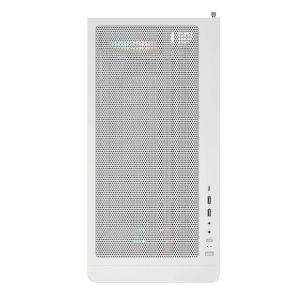 Montech кутия Case ATX - XR Wood (W) - 4 x 120 mm ARGB Fans, Wood, USB-C, White