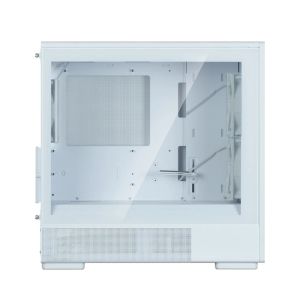 Zalman кутия Case mATX - P10 NAMU WHITE - Wood, USB-C