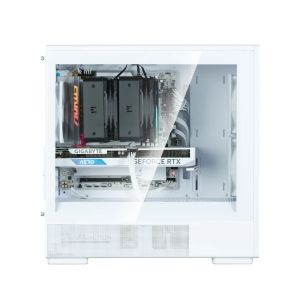 Zalman кутия Case mATX - P10 NAMU WHITE - Wood, USB-C