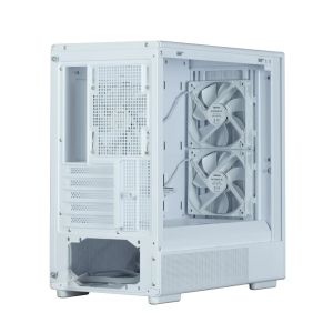 Zalman кутия Case mATX - P10 NAMU WHITE - Wood, USB-C