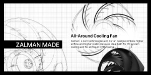 Zalman охлаждане за процесор CPU Cooler CNPS9X PERFORMA PLUS BLACK LGA1851/AM5
