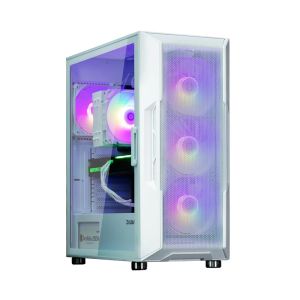 Zalman Case ATX - i3 NEO ARGB White - Mesh, aRGB, Tempered Glass