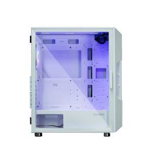 Zalman Case ATX - i3 NEO ARGB White - Mesh, aRGB, Tempered Glass