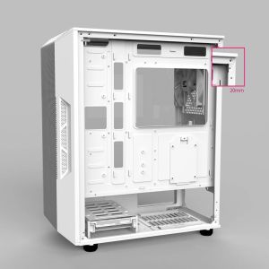 Zalman Case ATX - i3 NEO ARGB White - Mesh, aRGB, Tempered Glass