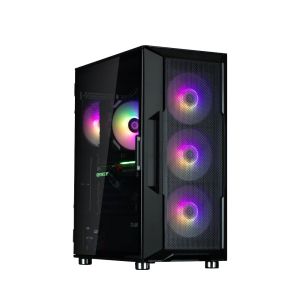 Zalman Case ATX - i3 NEO ARGB Black - Mesh, aRGB, Tempered Glass