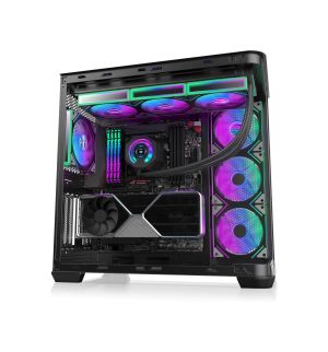 Raijintek кутия Case EATX - ATREUS BT4 Black - 4 x 120 mm Infinity Mirror ARGB Fans included