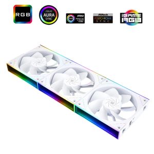 Thermalright Fan Pack 3-in-1 3x120mm - TL-M12QRW x 3 - White, Reverse, Infinity Mirror, Daisy-Chain, A-RGB