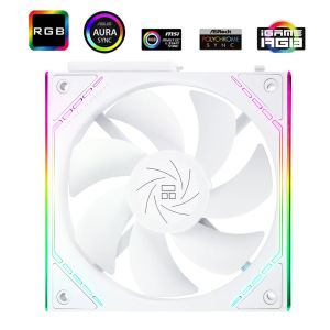 Thermalright Fan Pack 3-in-1 3x120mm - TL-M12QRW x 3 - White, Reverse, Infinity Mirror, Daisy-Chain, A-RGB
