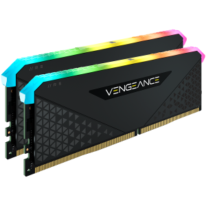 Corsair DDR4, 3600MHz 32GB 2x16GB DIMM, Unbuffered, 18-22-22-42, XMP 2.0, VENGEANCE RGB RS Heatspreader, RGB LED, 1.35V, for AMD Ryzen & Intel XMP