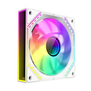 Gamemax Fan Pack 3-in-1 3x120mm - FN12A-S3I-RW White, Reverse, Daisy-Chain, Addressable RGB
