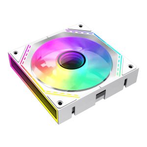 Gamemax Fan Pack 3-in-1 3x120mm - FN12A-S3I-RW White, Reverse, Daisy-Chain, Addressable RGB