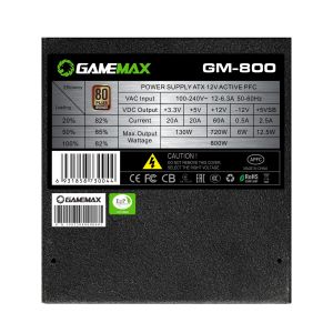 Gamemax захранване PSU 800W Bronze, Full Modular - GM-800