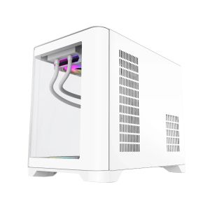 Gamemax кутия Case mATX - HYPE-M White - 3 x 120 mm Addressable RGB fans
