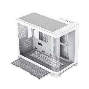 Gamemax кутия Case mATX - HYPE-M White - 3 x 120 mm Addressable RGB fans