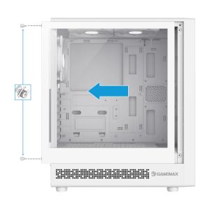 Gamemax Case ATX - Storm 2 AW - 6 x 120 mm Addressable RGB fans