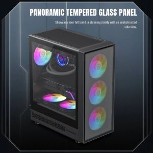 Gamemax Case ATX - Storm 2 AB - 6 x 120 mm Addressable RGB fans