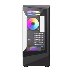 Gamemax кутия Case ATX - Vista COC AB - 5 x 120 mm A-RGB Fans, MB Plate COC Fan