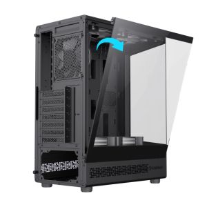 Gamemax кутия Case ATX - Vista COC AB - 5 x 120 mm A-RGB Fans, MB Plate COC Fan