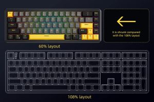 Marvo Professional Gaming Mechanical Keyboard Magma M40 KG964 - 8K, Magnetic Switches [Tactile]