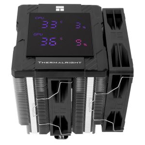 Thermalright охладител CPU Cooler Peerless Assassin 120 Digital Black - Dual-Tower - LGA1851/AM5