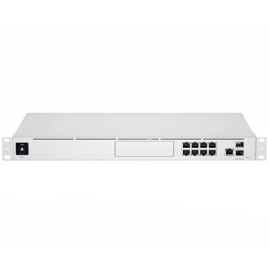 Sistem multi-aplicație UniFi cu montare în rack 1U 10 Gbps cu extindere HDD de 3,5" și comutator cu 8 porturi