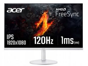 ACER SA243YG0 23.8inch FHD ZeroFrame IPS 120Hz 16:9 1ms VRB 250nits VGA HDMI AdaptiveSync EU White