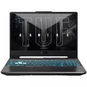 Laptop Asus TUF Gaming A15 FA506NC-HN012 (90NR0JF7-M001Y0), procesor AMD Ryzen 5 7535HS cu șase nuclee, 3.3/4.5GHz, ecran IPS Full HD Anti-Glare 144Hz de 15.6" (39.62cm) și placă video GTX 3050 4GB, (HDMI), memorie DDR5 de 16GB, SSD de 512GB NVMe, 1x USB 
