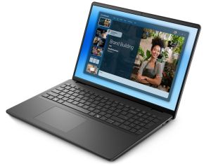 Лаптоп Dell 16 DC16250, Intel Core 5 120U (10 cores, up to 5.0 GHz), 16.0" FHD+(1920x1200) AG, 300nits, 16GB, 2x8GB, DDR5, 5200 MT/s, 1TB M.2 PCIe, Intel Graphics, Cam, FPR, Wi-Fi 6, Backlit Kb, Ubuntu, Carbon Black, 3Y PS